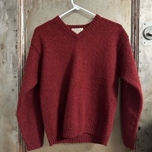 Dark red J.Crew Wool sweater